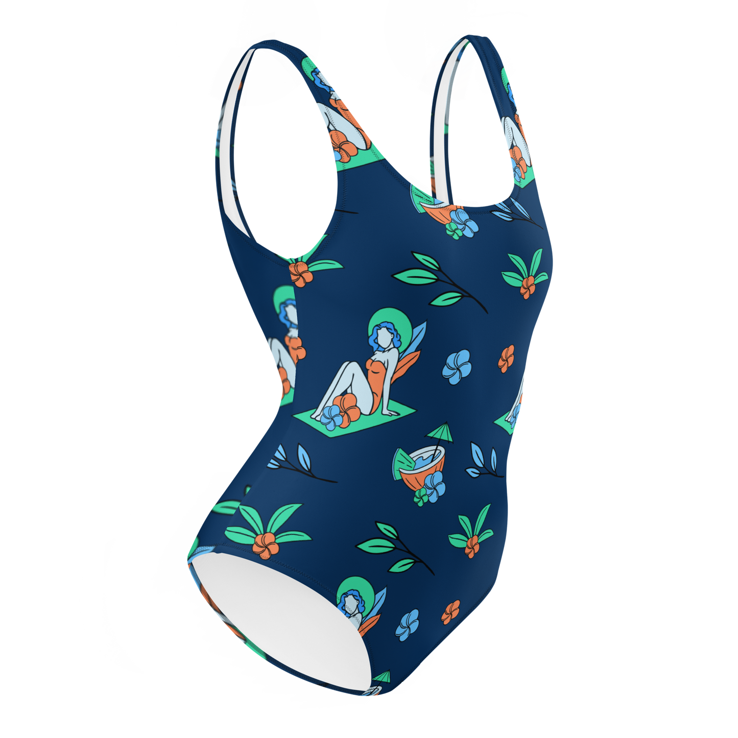 Bañador "Day Dream" en deep blue
