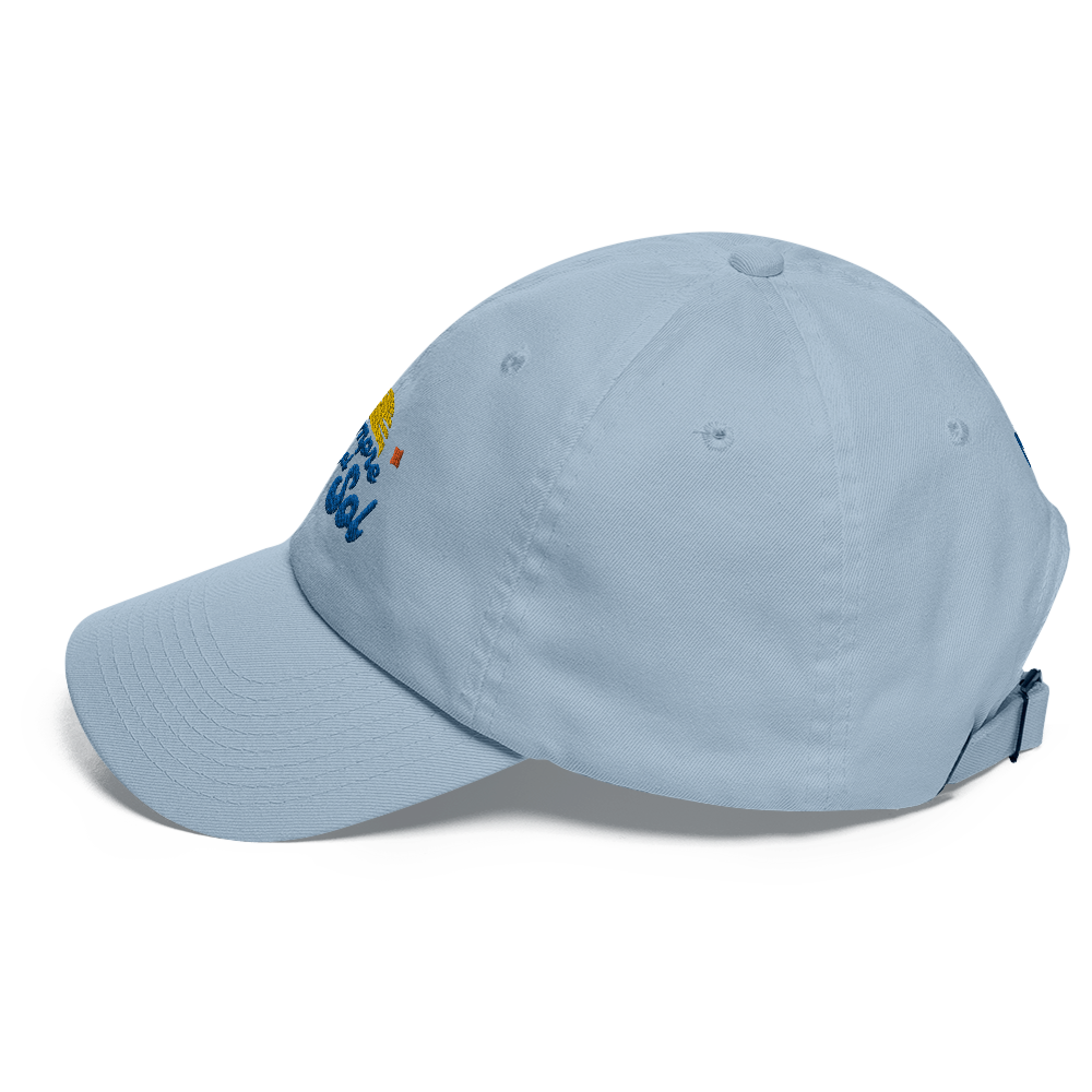 Gorra "Siempre sale el sol" en baby blue