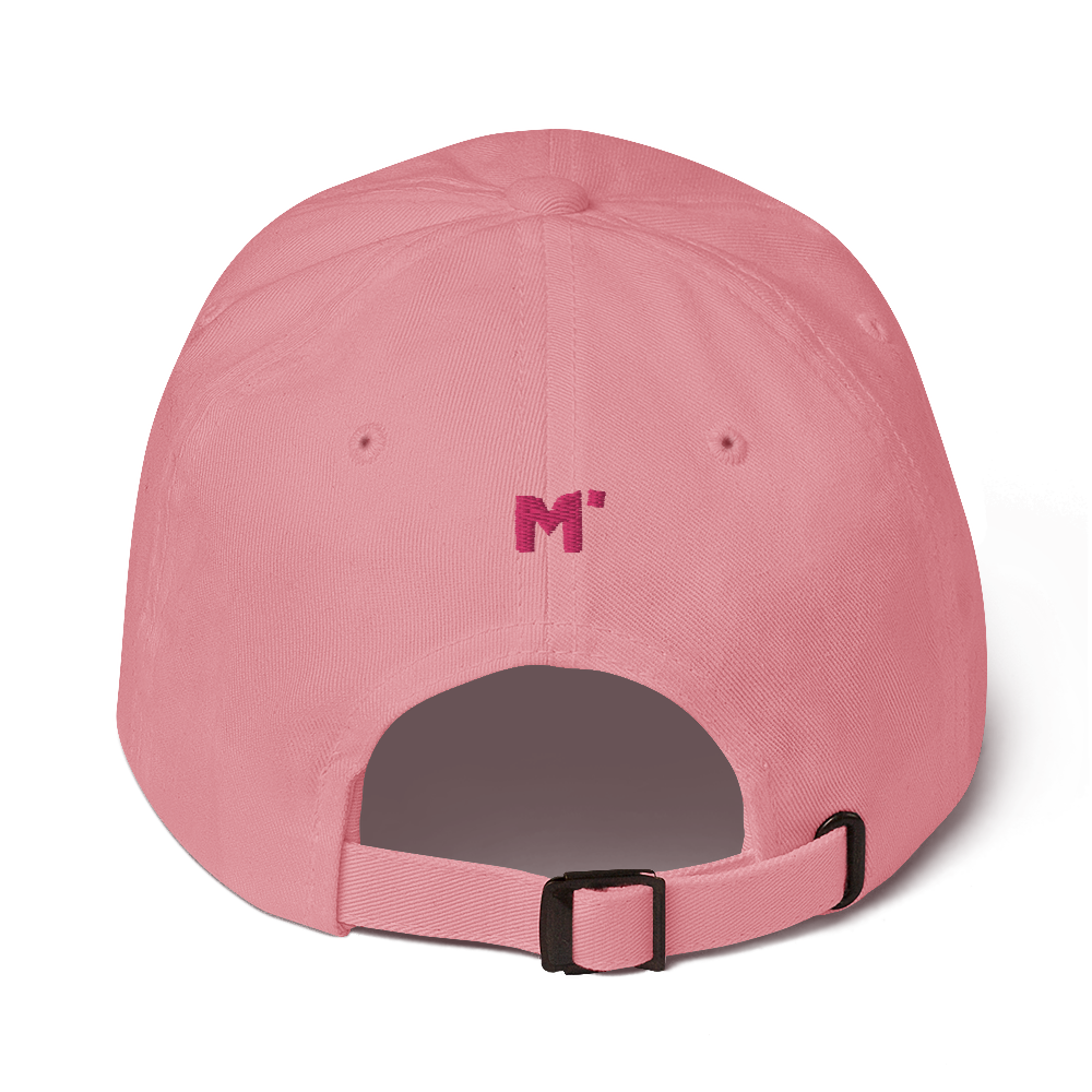 Gorra "También soy del mar" en pink sunset