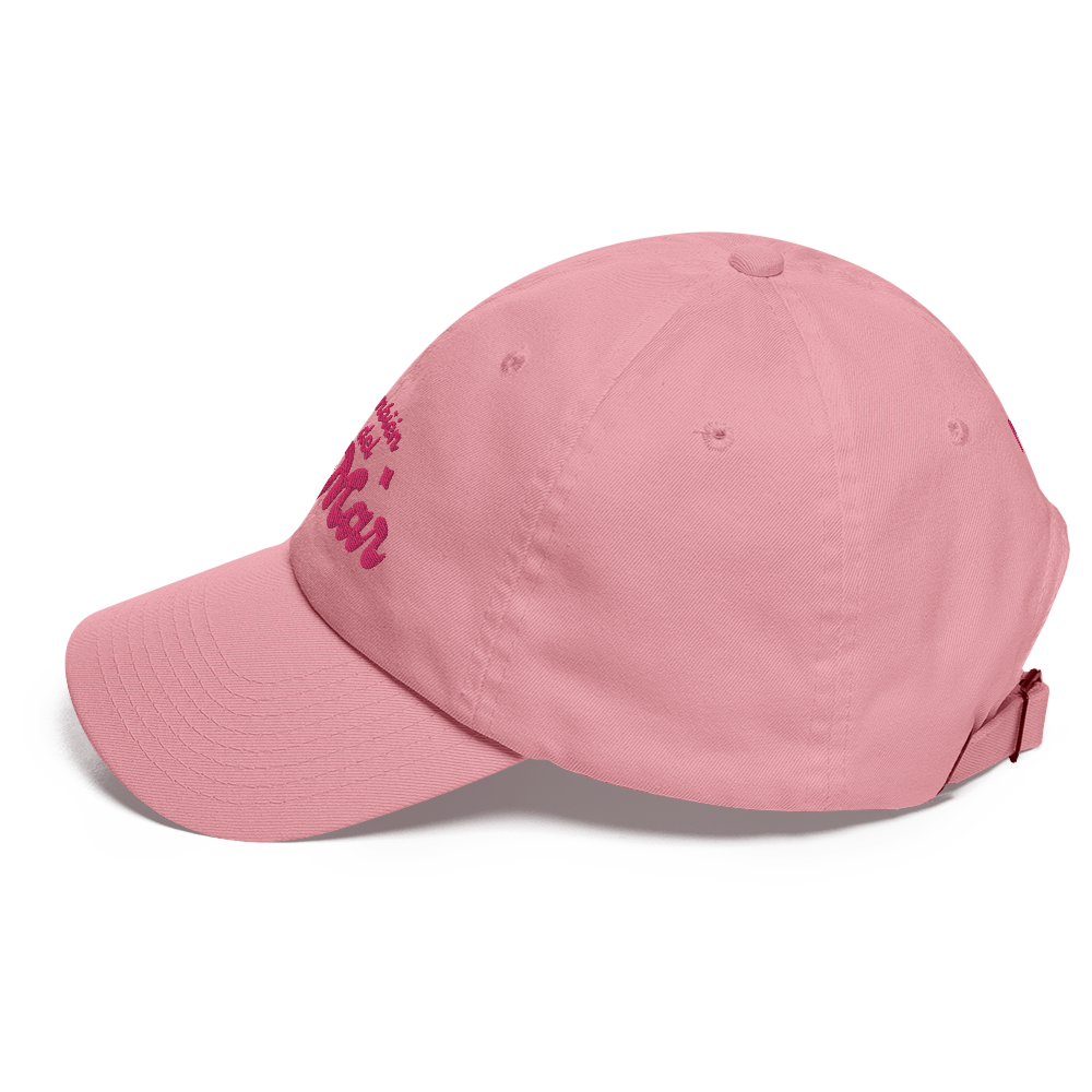 Gorra "También soy del mar" en pink sunset