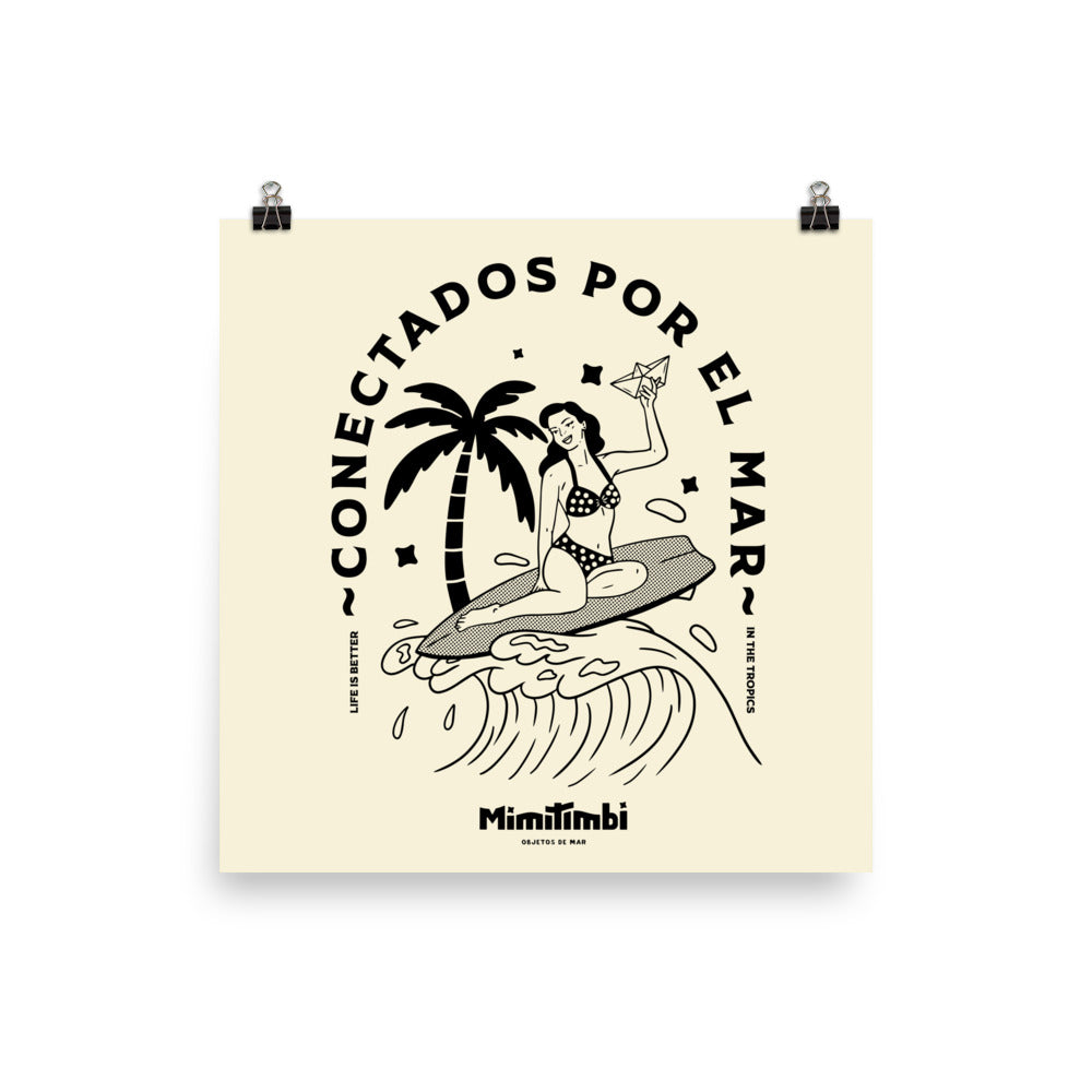 Print "Conectados por el mar"