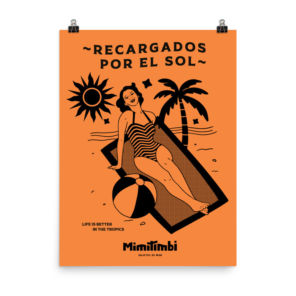 Print "Recargados por el sol"