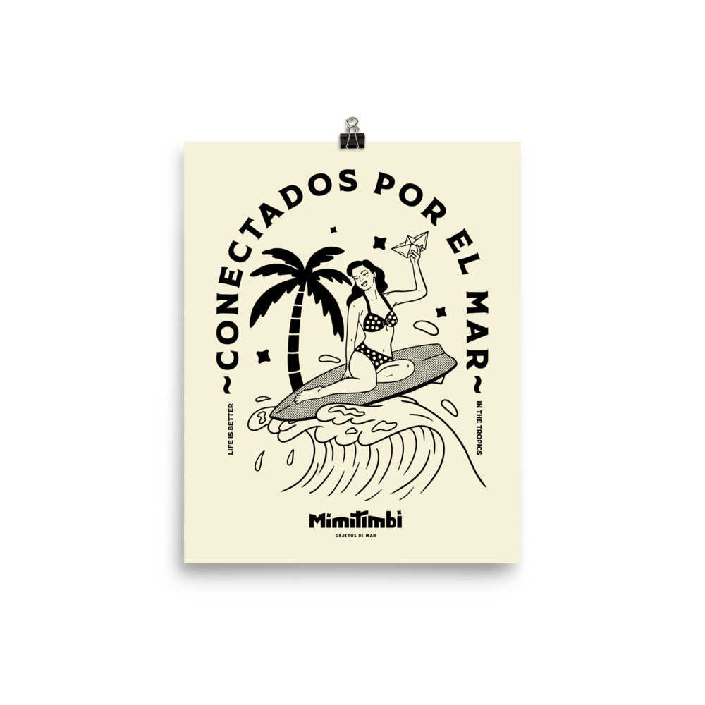 Print "Conectados por el mar"