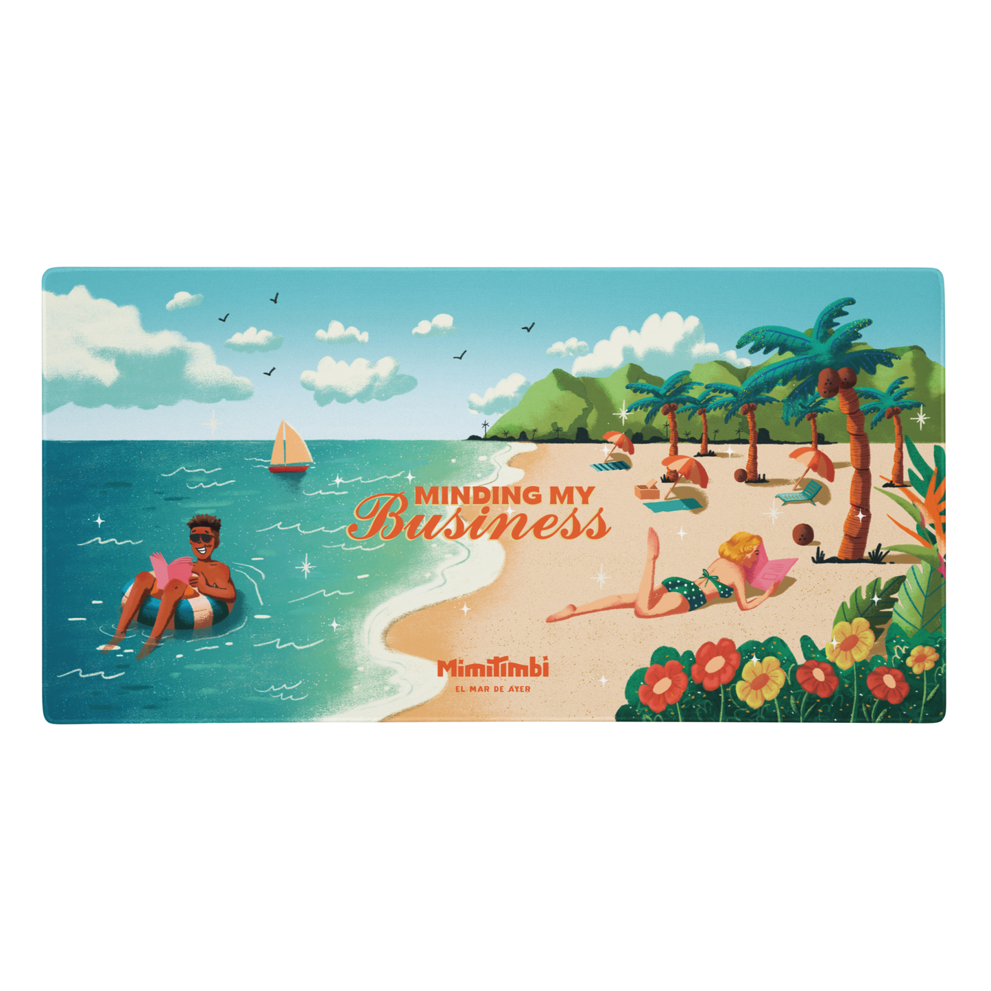 Mousepad "Minding my business"
